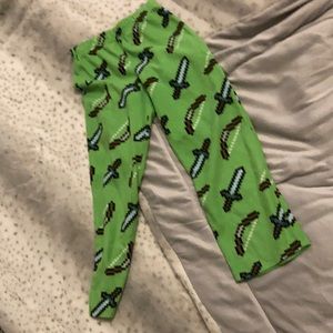 Minecraft pj pants green Walmart